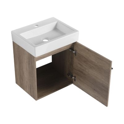  18 inch Bathroom Vanity With Top, Small Bathroom Vanity And Sink