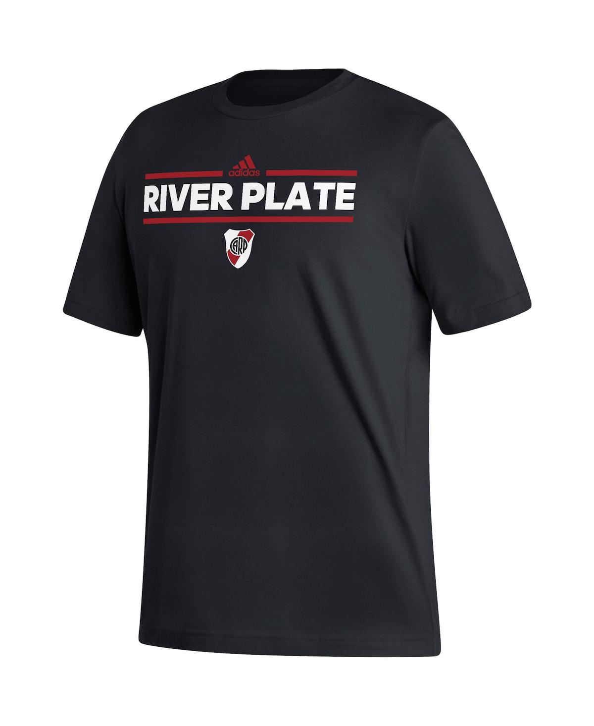 Adidas Men'sClub Atletico River Plate Dassler T-Shirt - Black