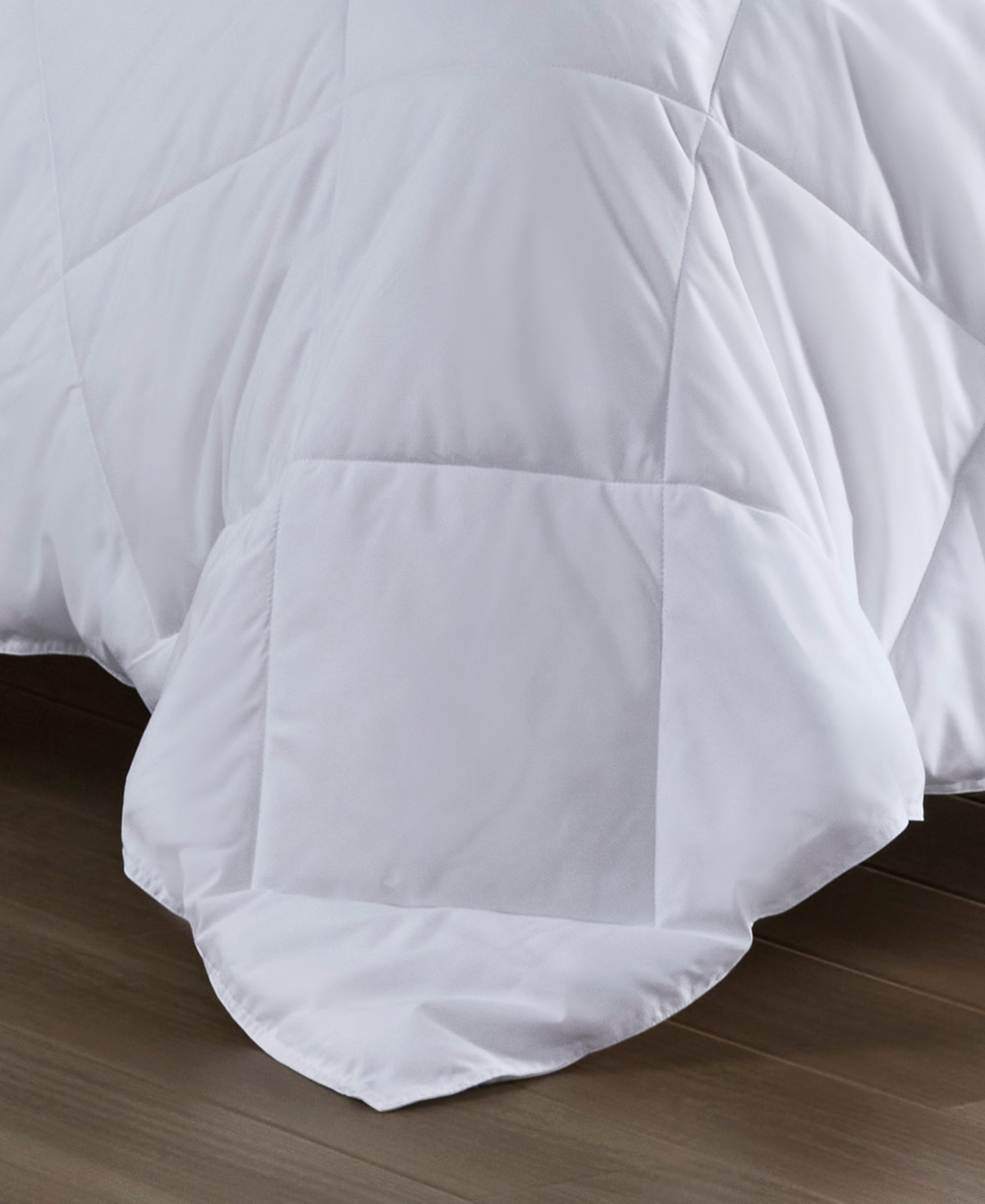 Shop Sharper Image Cooling Touch Oversized Down Alternative Comforter, King/california King In White