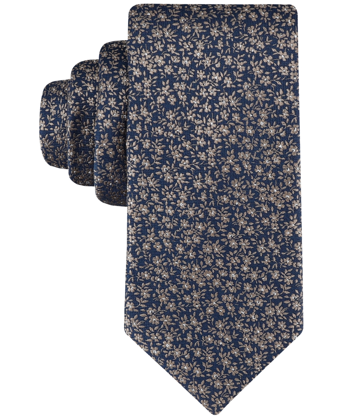 Men's Felicity Floral Tie - Taupe
