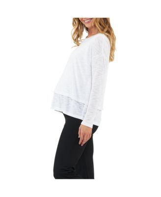 Maternity Jazmin Long Sleeve Nursing Top