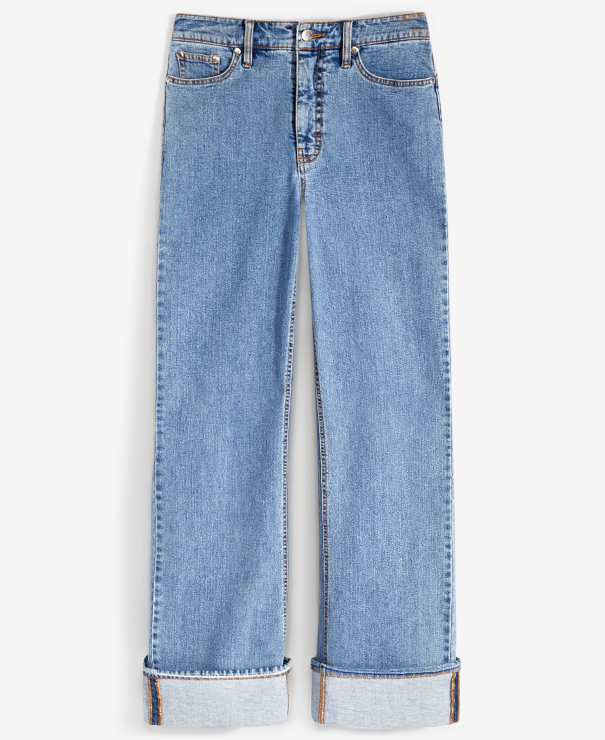 On 34th Women's Wide-Cuff Wide-Leg Jeans, Created for Macy's - Vintage