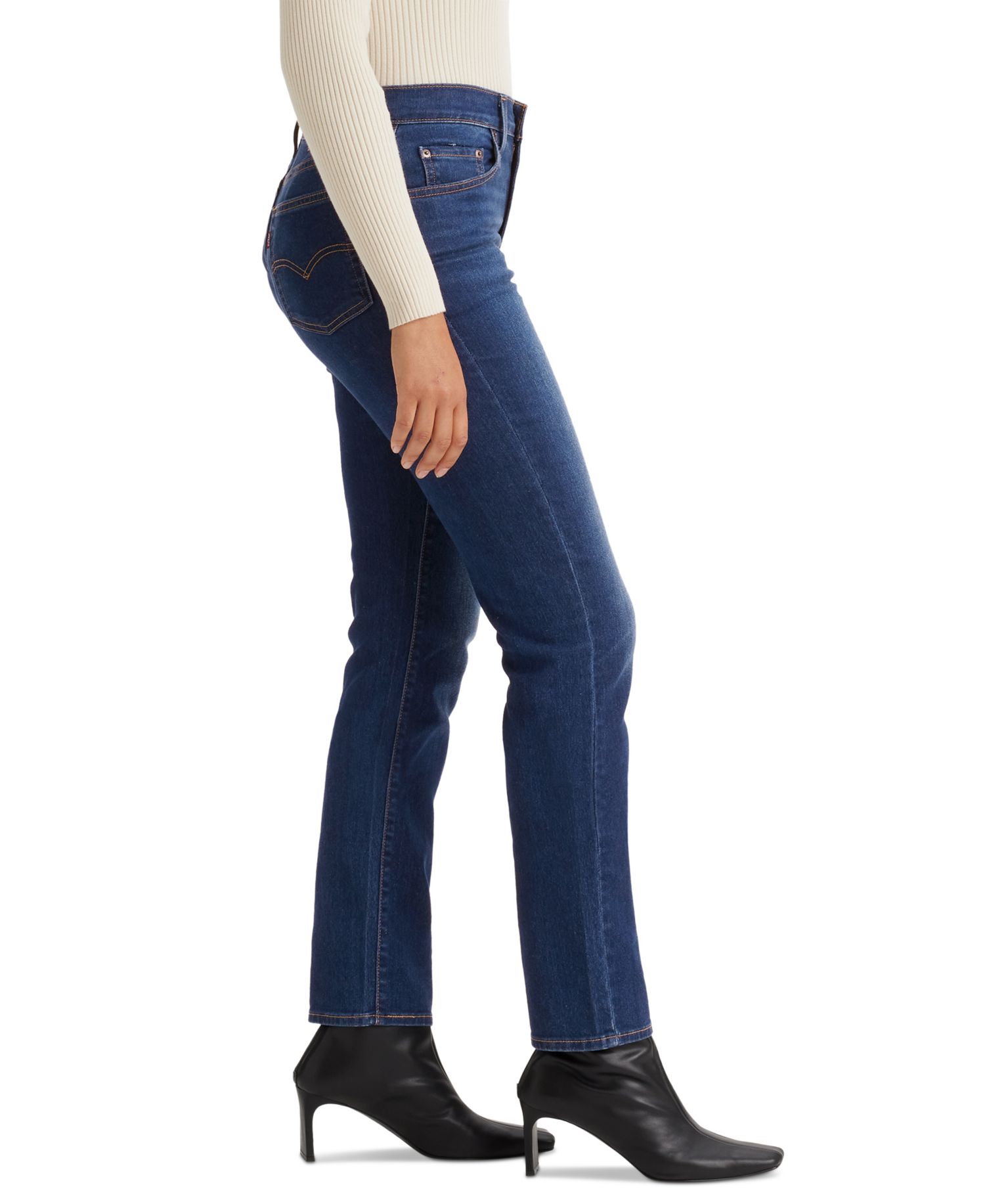 Trendy Plus Size 724 High-Rise Straight-Leg Jeans