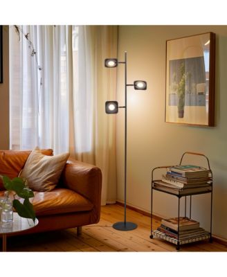 Tree 60" Modern LED Floor Lamp with Adjustable Heads