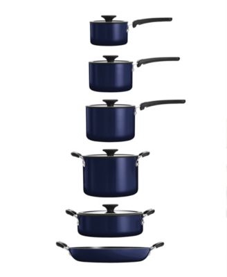Porcelain Enamel Heavy Gauge Aluminum Non Stick 11 Piece Cookware Set