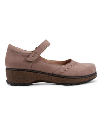 Women's Kalece Leather Stitched Mary Jane Flats