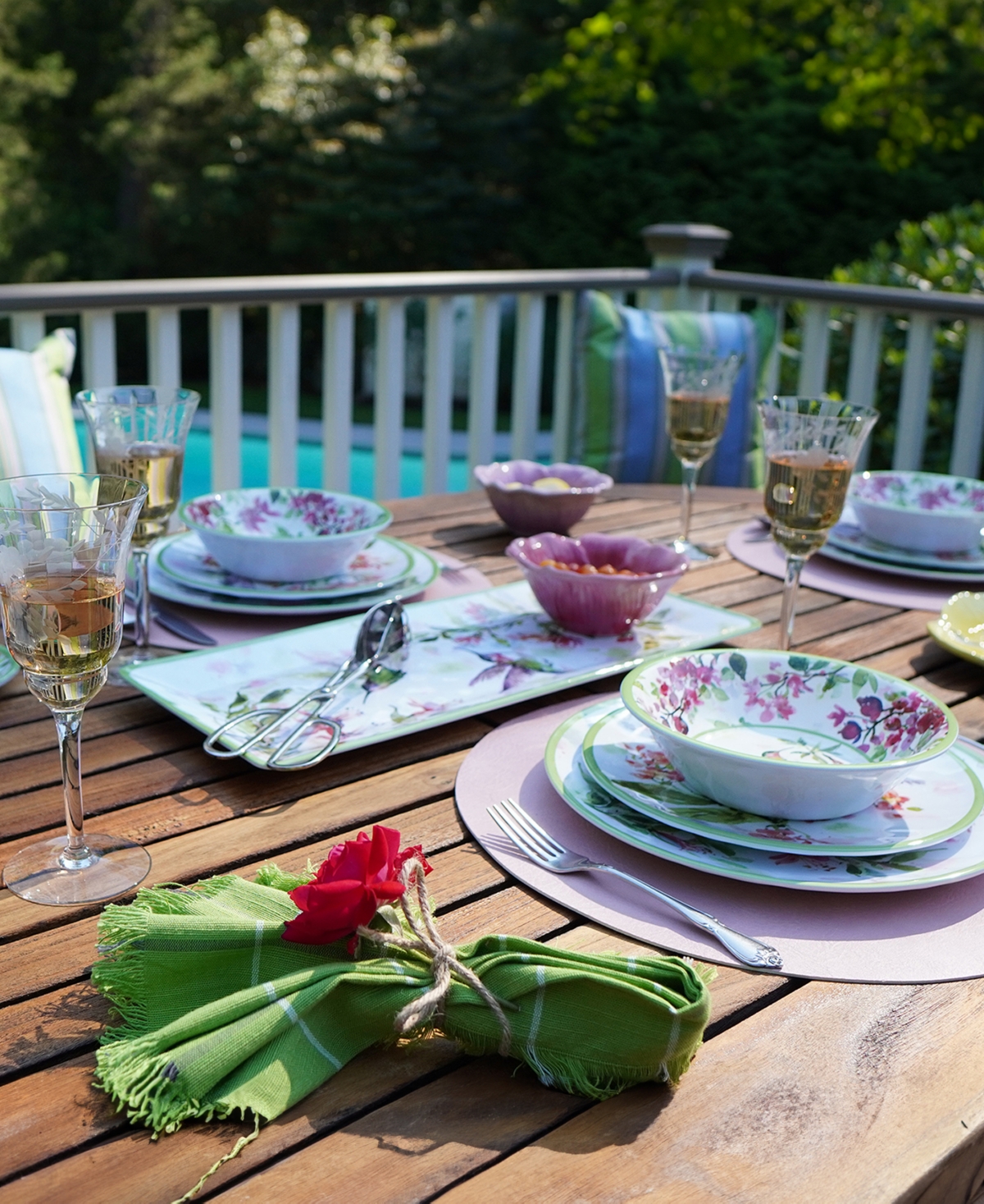 Certified International Hummingbirds Melamine Set Of 6 All Purpose Bowl In Miscellaneous