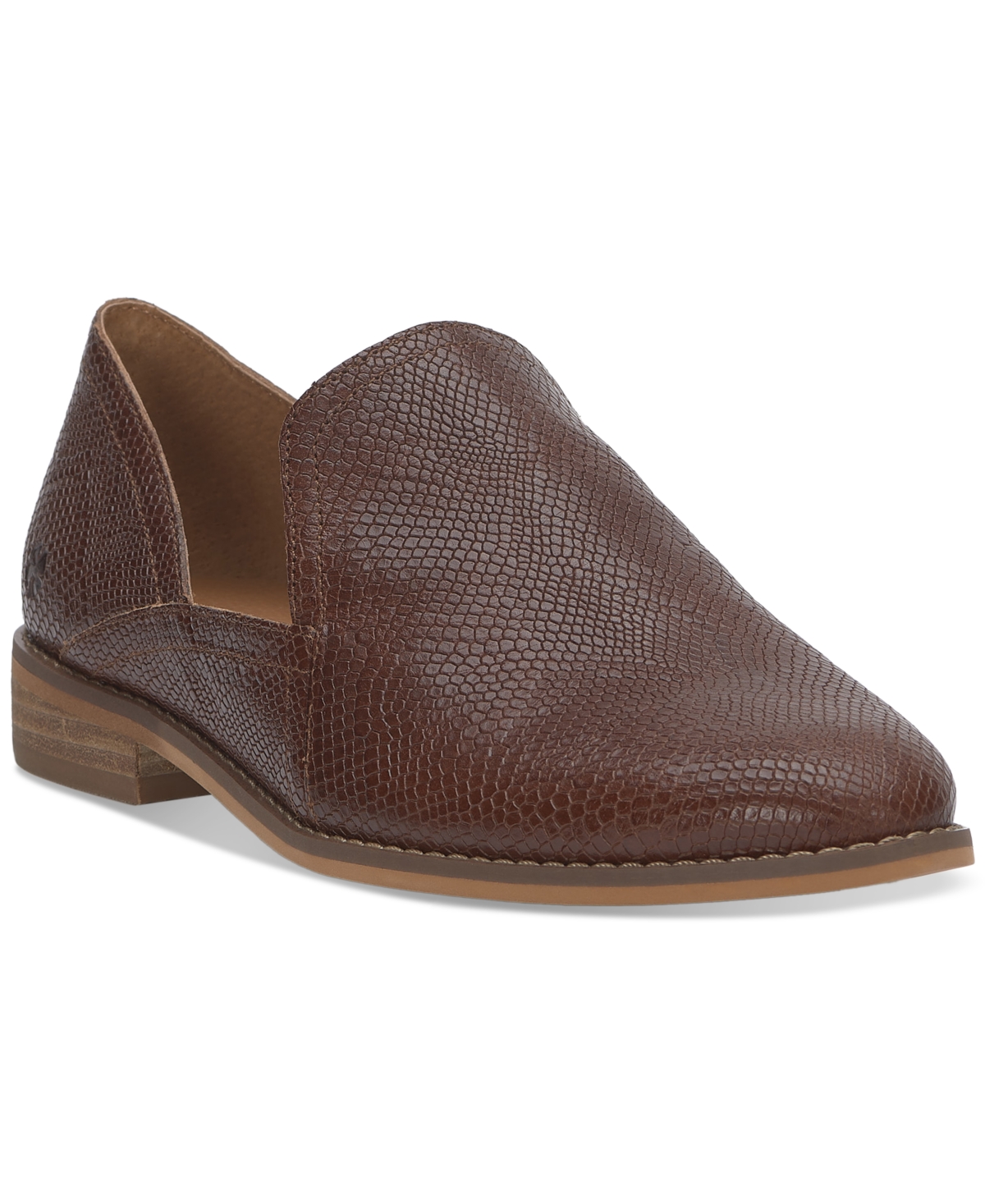 LUCKY BRAND WOMEN'S ELLOPY CUTOUT FLAT LOAFERS 