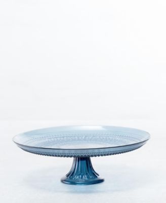 Jupiter Cornflower 13" Cake Stand and Dome Set