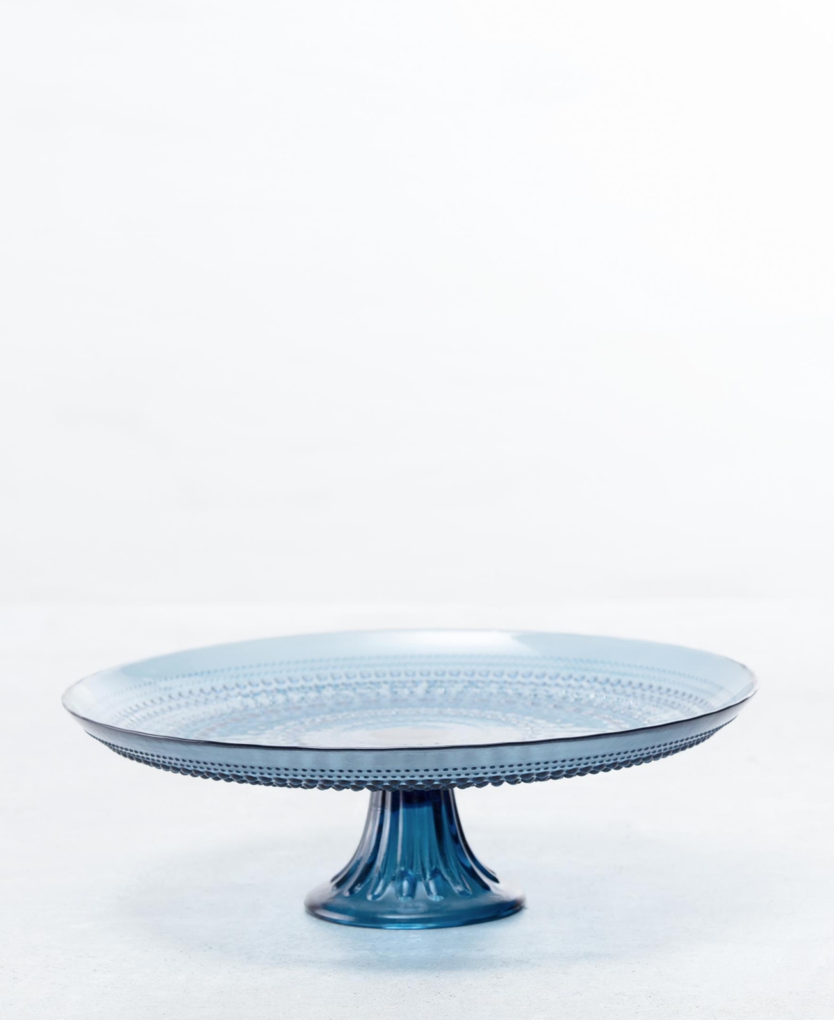 Fortessa Jupiter Cornflower 13" Cake Stand And Dome Set In Cornflower
