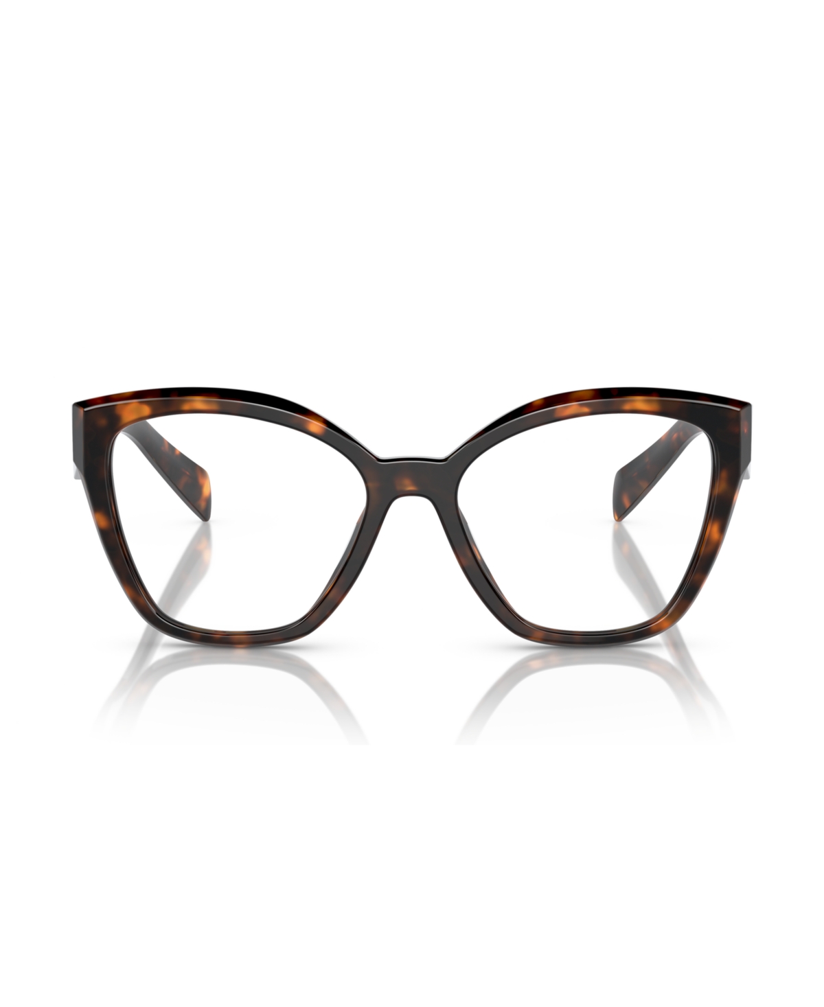 Prada Women's Irregular Eyeglasses, Pr 20zv 54 In Black
