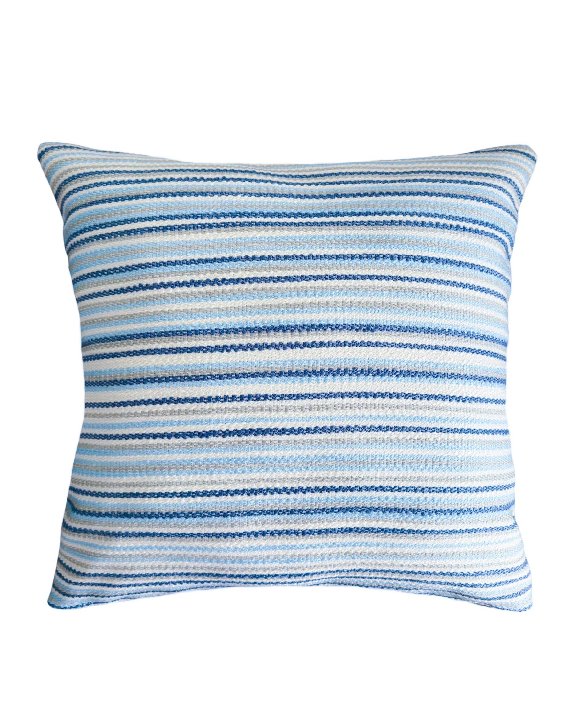Anaya HomeYacht Stripe Indoor Outdoor Pillow - Blue