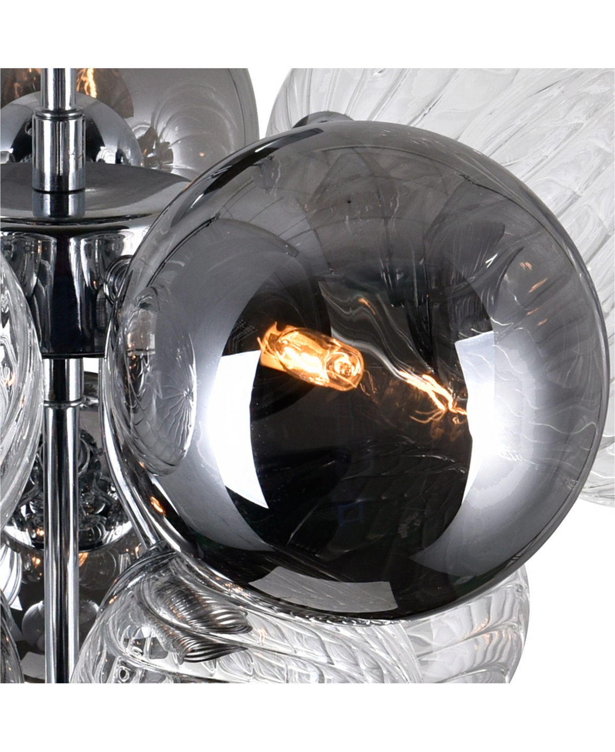 CWI LIGHTING PALLOCINO 6 LIGHT FLUSH MOUNT 