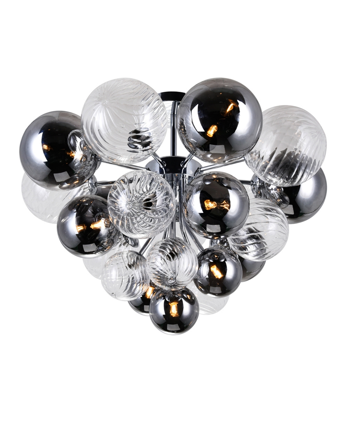 CWI LIGHTING PALLOCINO 10 LIGHT FLUSH MOUNT 
