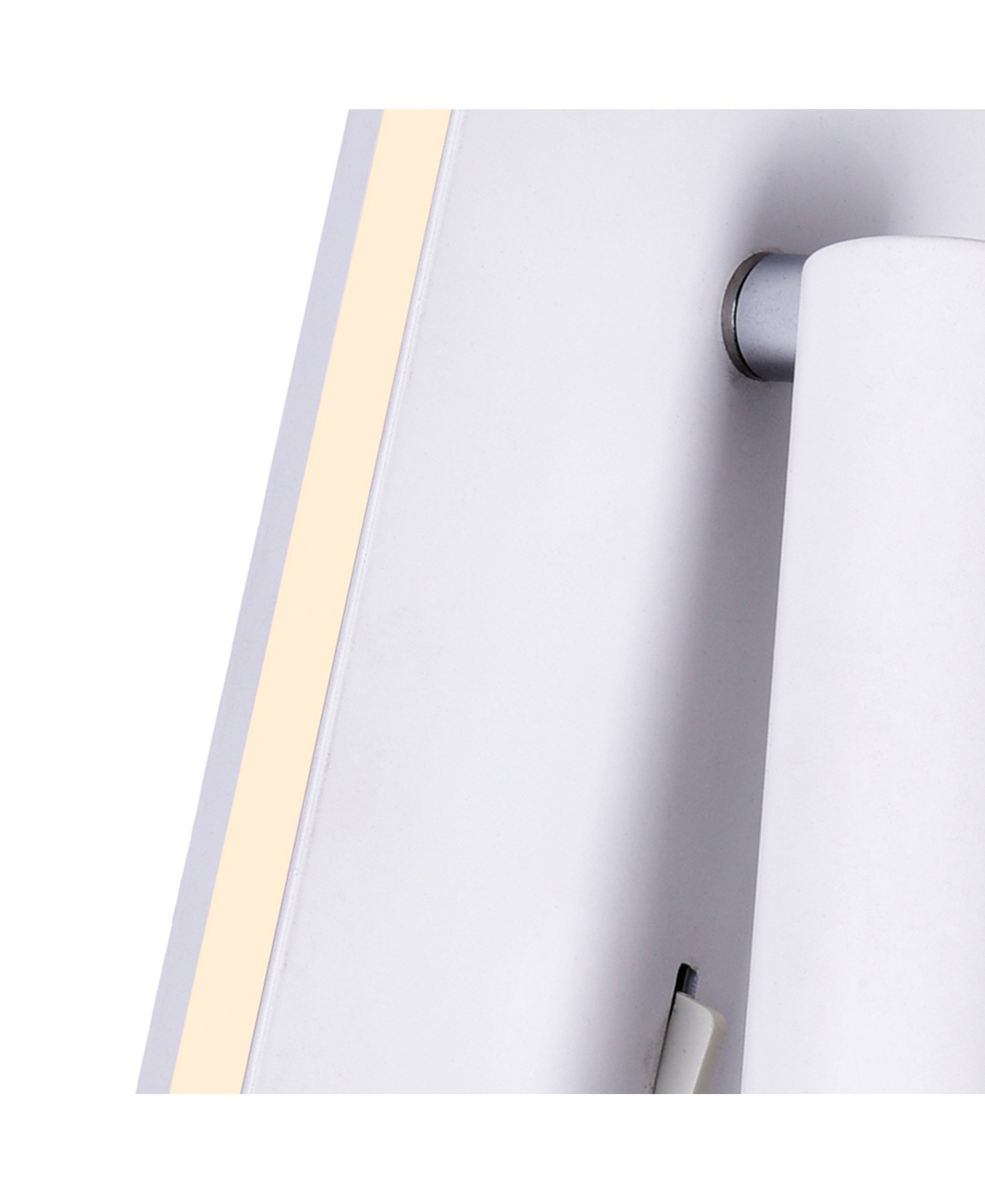 Shop Cwi Lighting Private I Led Sconce In Matte White