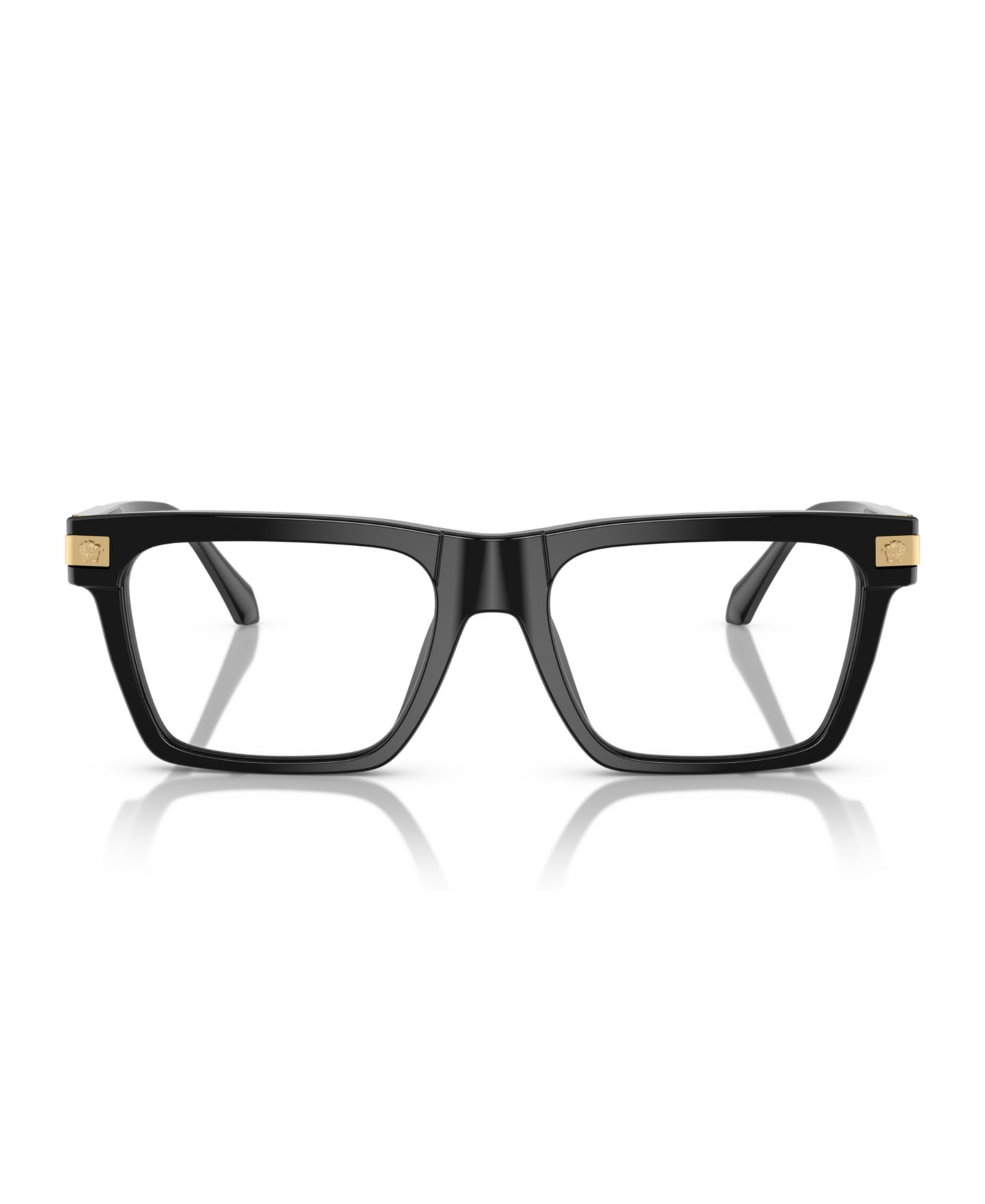 Мужские очки Versace Man Rectangle Plastic VE3354 Eyeglasses, цвет: Чёрный — фото 2