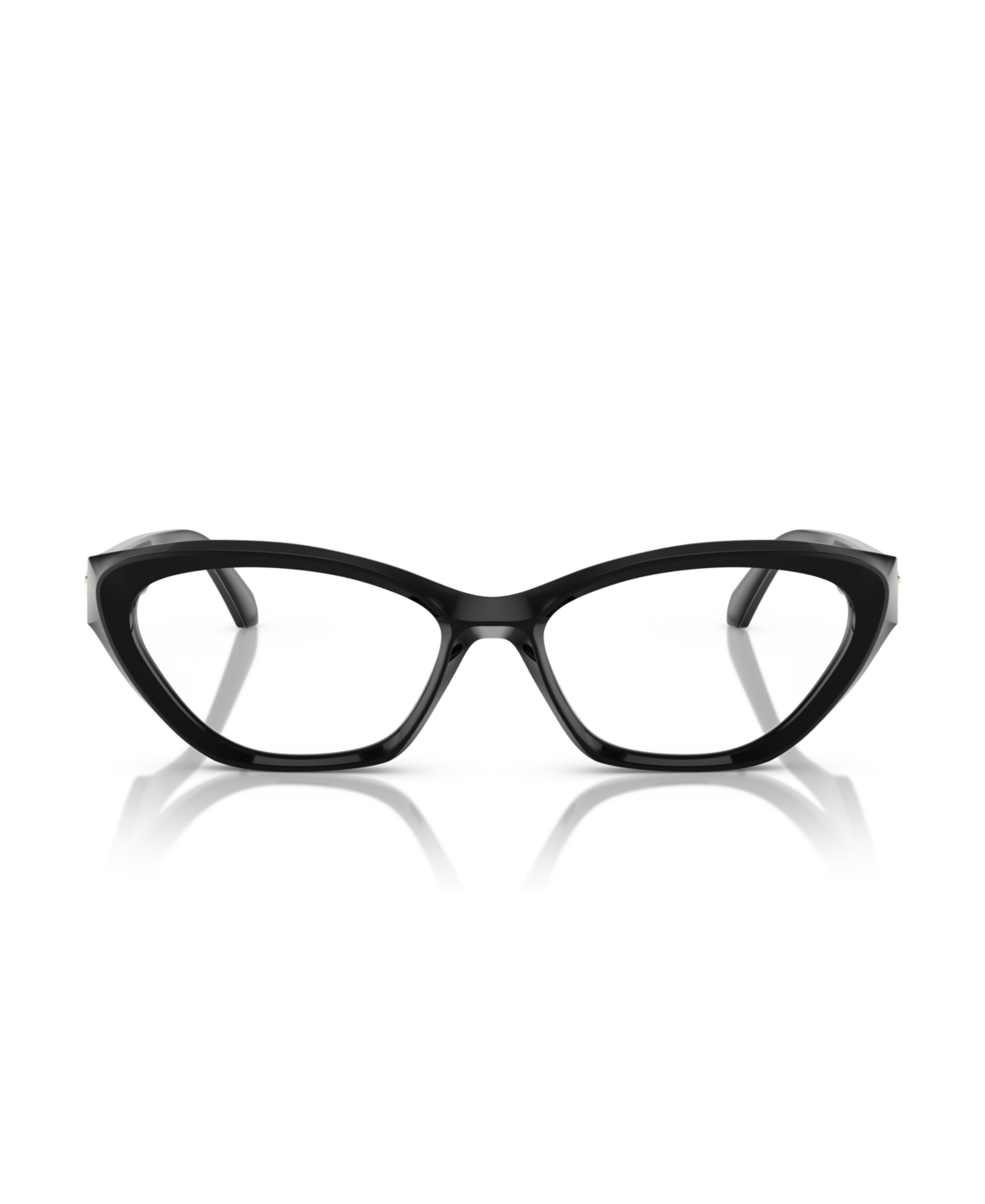 Versace 53mm Cat Eye Optical Glasses In Black