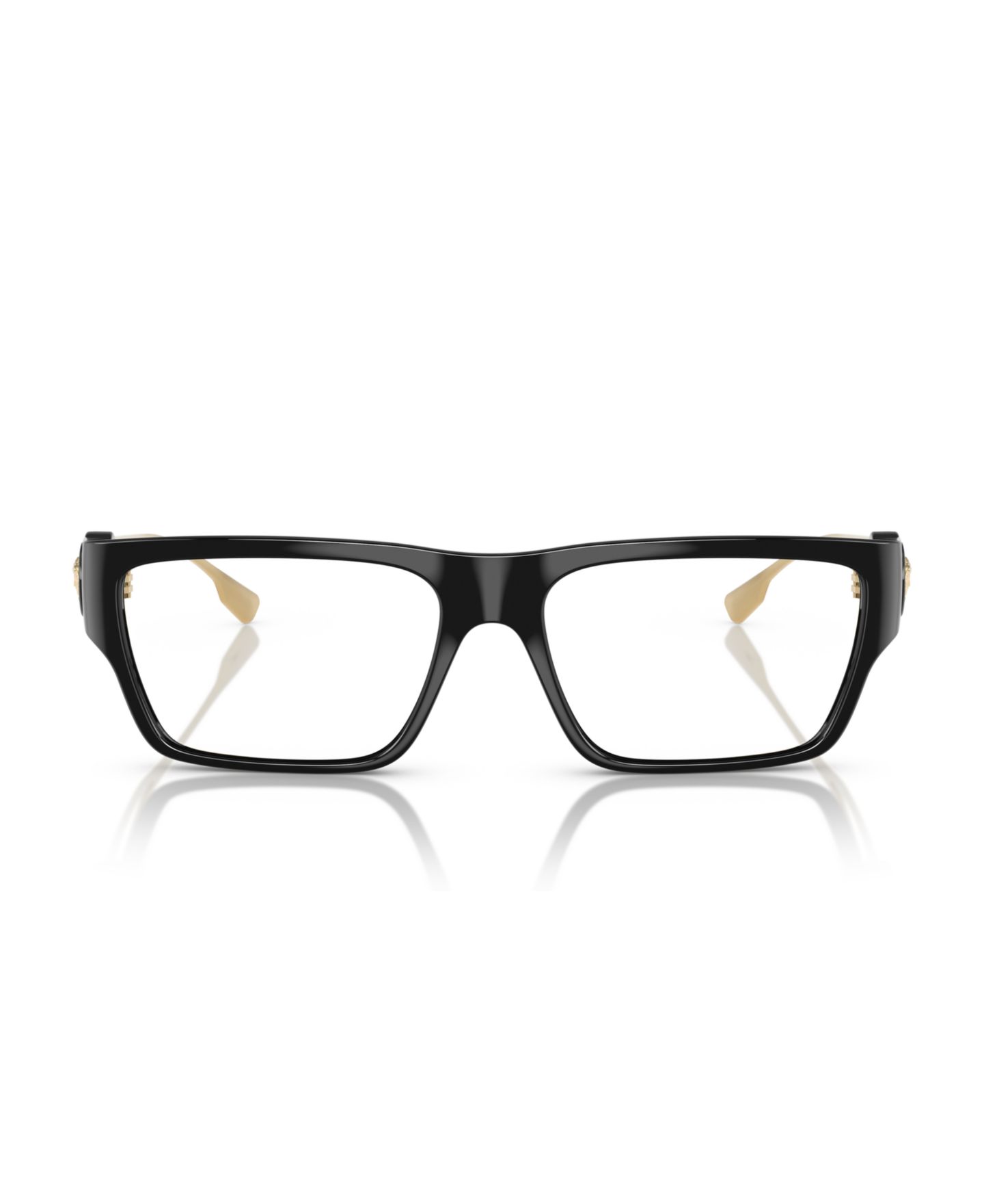 Мужские очки Versace Man Rectangle Plastic VE3359 Eyeglasses, цвет: Чёрный — фото 7