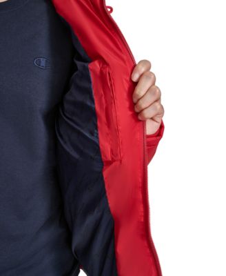 Men's Quilted Full-Zip Hooded Puffer Jacket 