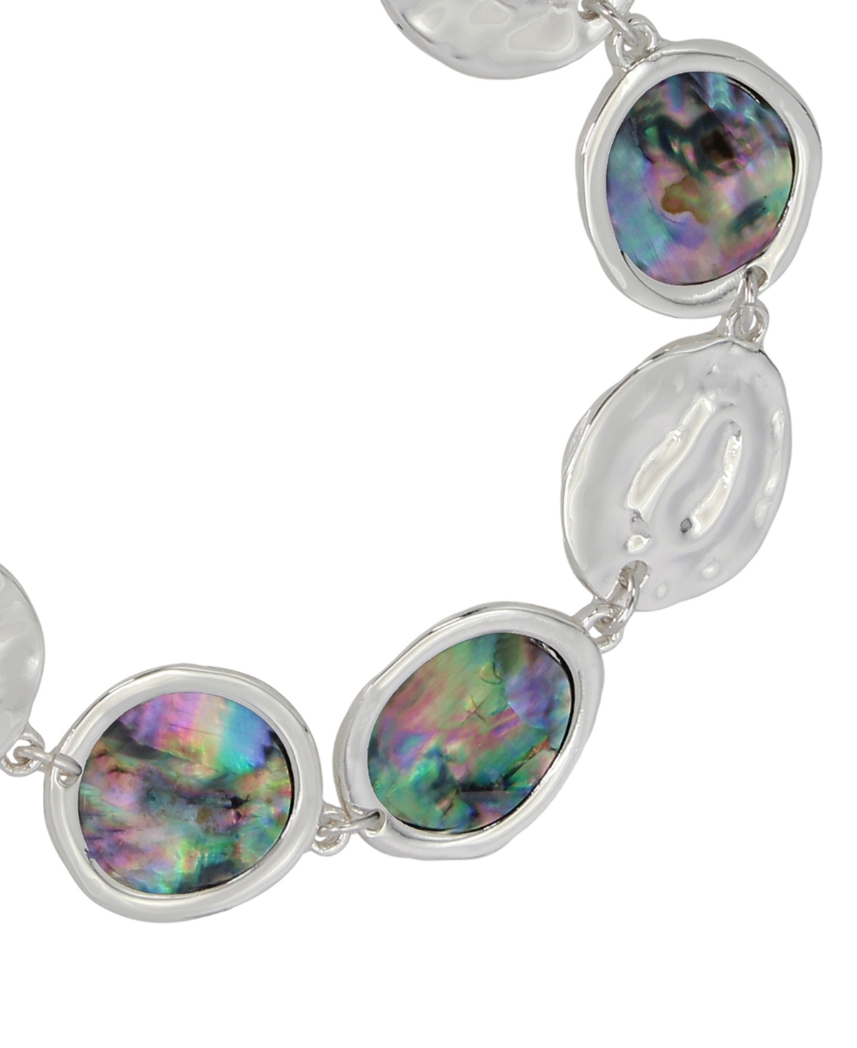 Robert Lee Morris SohoLink Bracelet - Abalone/Silver