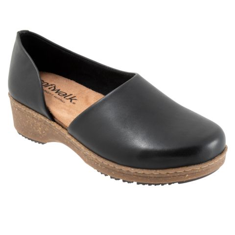 Женские сабо SoftWalk Addie Clog, цвет: Чёрный