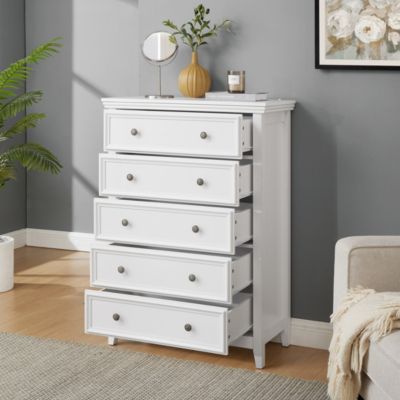 Premium 5-Drawer Storage Cabinet with Smooth-Glide Drawers
