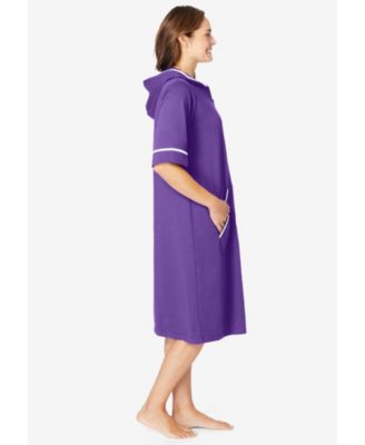 Women's Short French Terry Robe