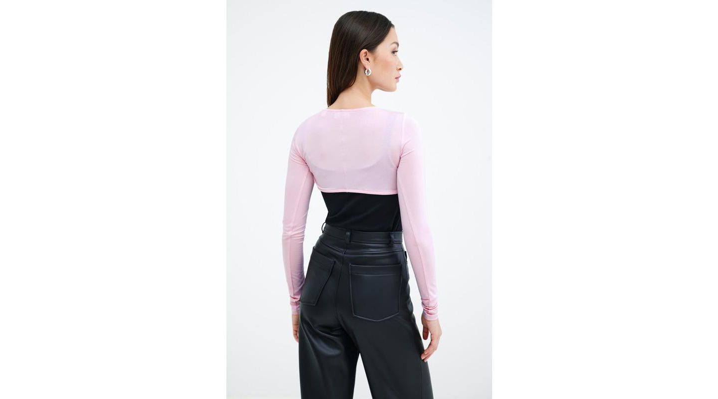 Женские болеро Marcella Natalee Extra-Long Sleeve Jersey Bolero, цвет: Розовато-лиловый — фото 2