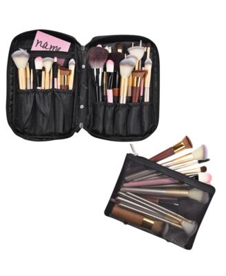 Brush Holder Hand Bag Makeup Storage Organizer Case Dividers Artist