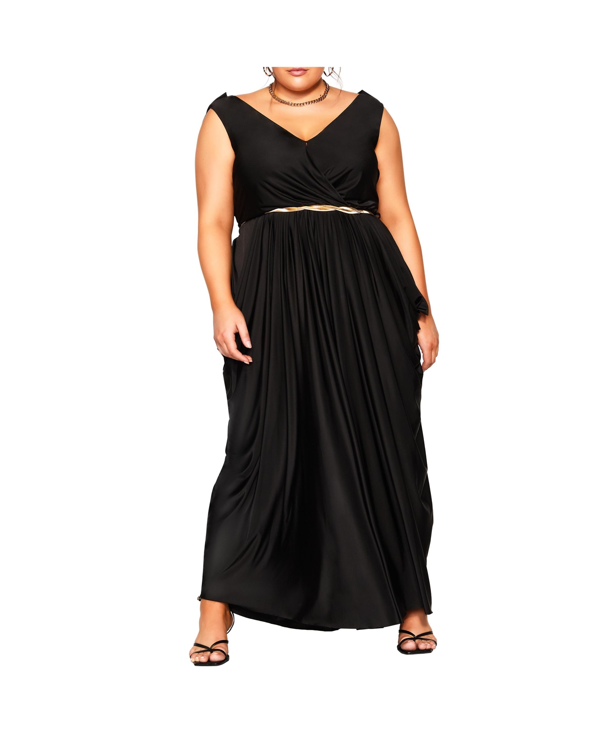 City Chic Plus Size Athena Goddess Maxi Dress