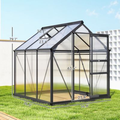 6' x 6' x 6.5' Large Polycarbonate Walk-in house,