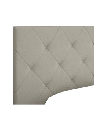 Chloe Linen Upholstered Platform Bed Frame with Adjustable Headboard - Boyd Sleep