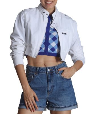 Women's Mini Cropped Racer Jacket