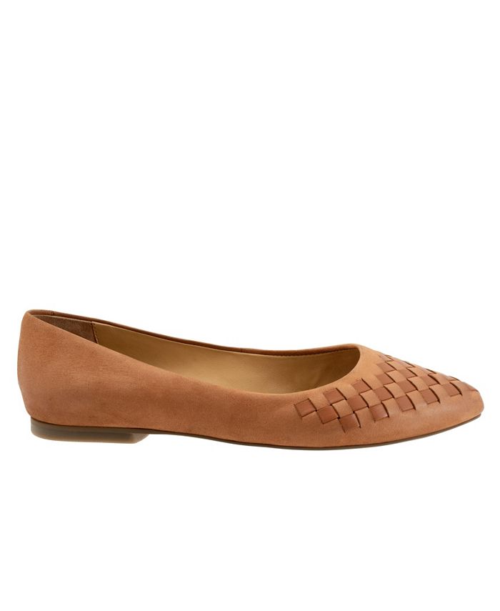 Trotters Tela Estee Zapatos Tipo Ballet Para Mujer