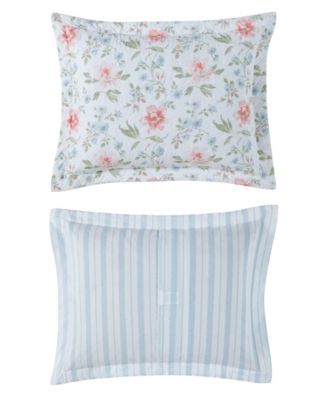 Laura Ashley Emilie Reversible 4 Piece Quilt Set, King