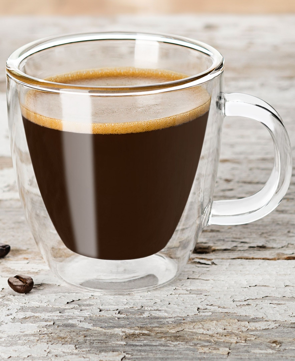 JOYJOLT SAVOR DOUBLE WALL ESPRESSO GLASSES, SET OF 2 