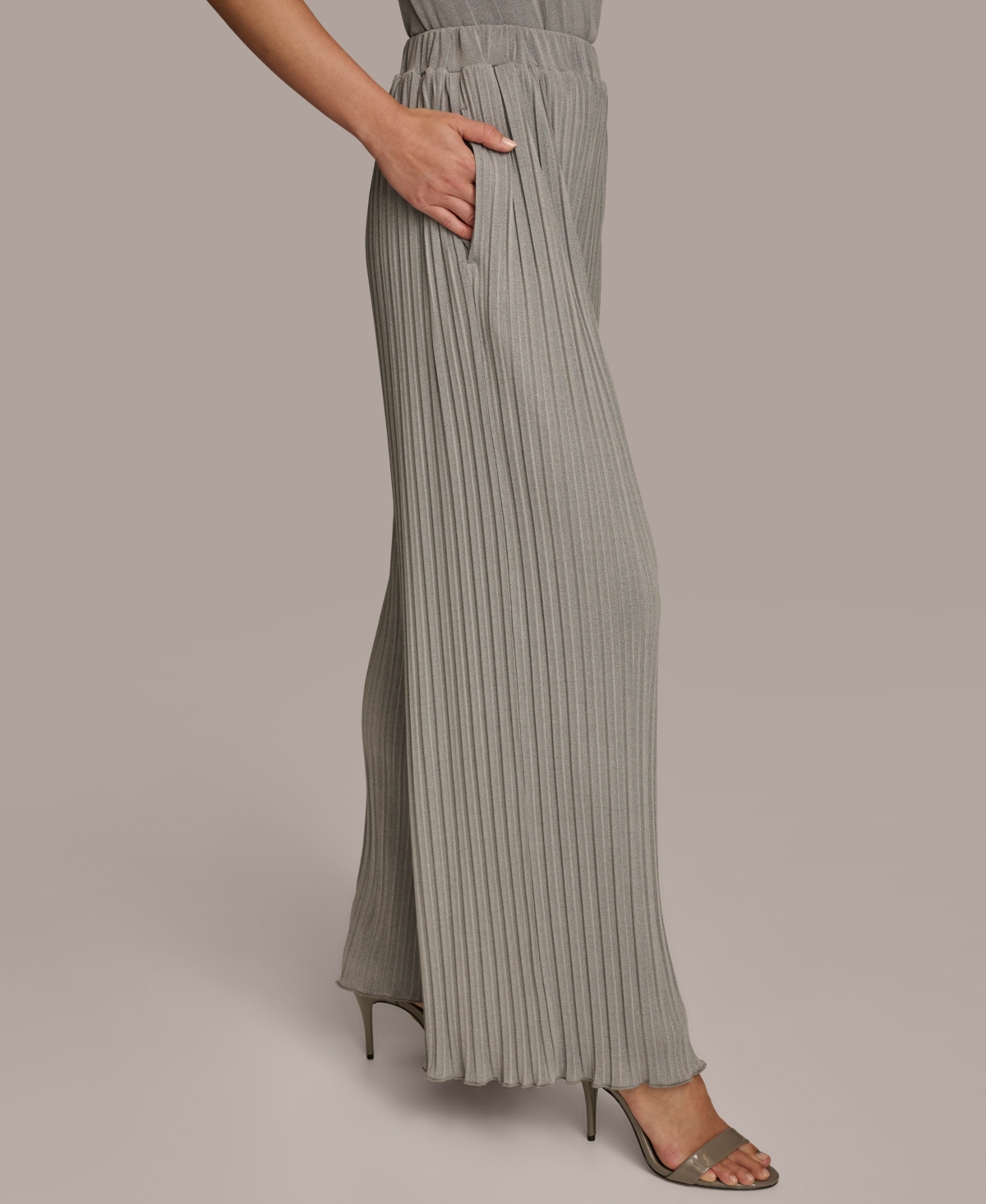 Donna Karan Women's Pleated Wide-Leg Pants
