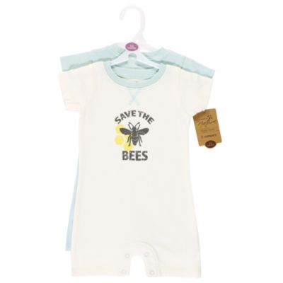 2 Pack of Natural Baby Rompers