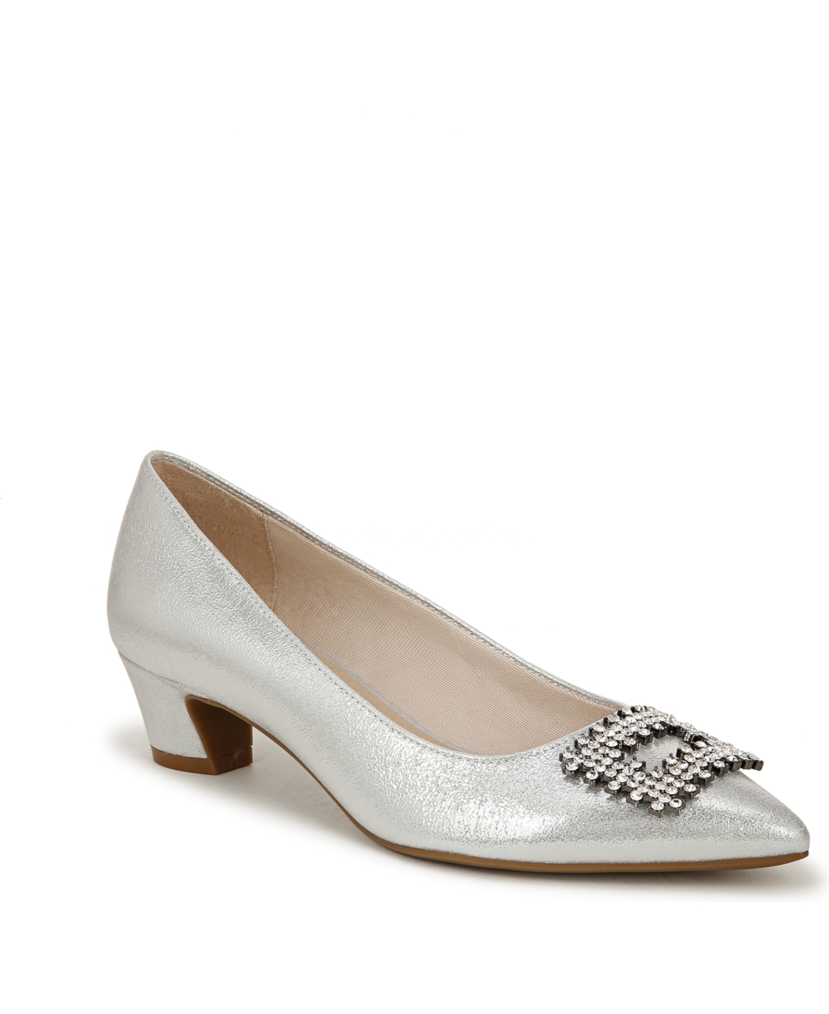 LIFESTRIDE MINX-BLING KITTEN HEEL PUMPS 
