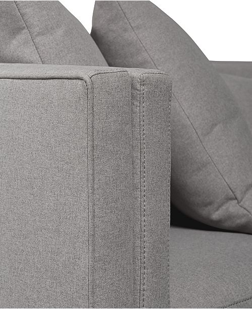 Furniture Braylei 88 Fabric Track Arm Sofa Created For Macy S