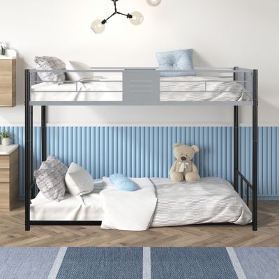 Twin Over Twin Bunk Bed with Trundle