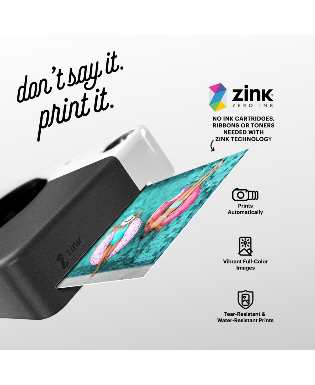 Kodak Printomatic Instant Print Camera Art Bundle w/Zink Photo Paper & More