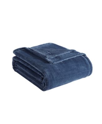 Home Solid Ultra Soft Plush Blanket, Full/Queen