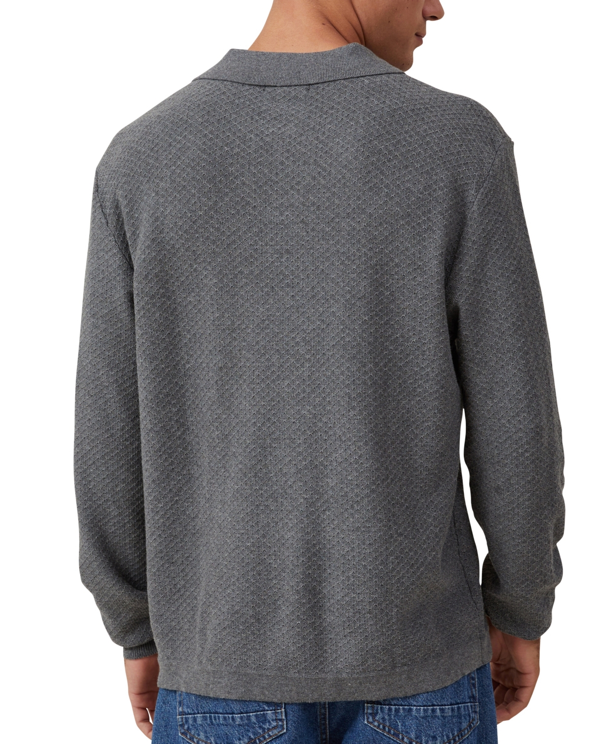 Cotton On Men's Jimmy Long Sleeve Polo