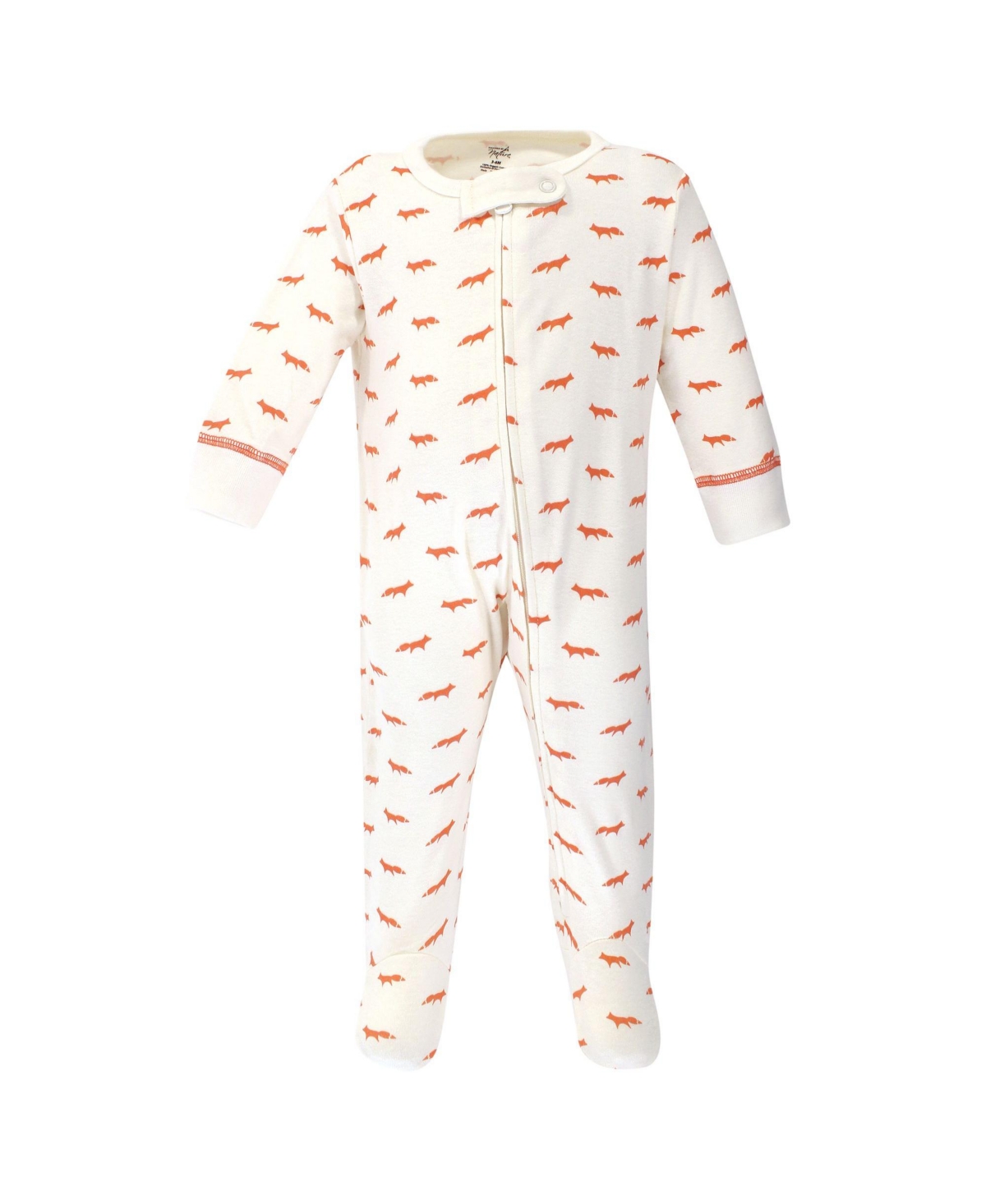 Touched by Nature Baby Boys Organic Cotton Zipper Sleep and Play 3pk, Farm Friends