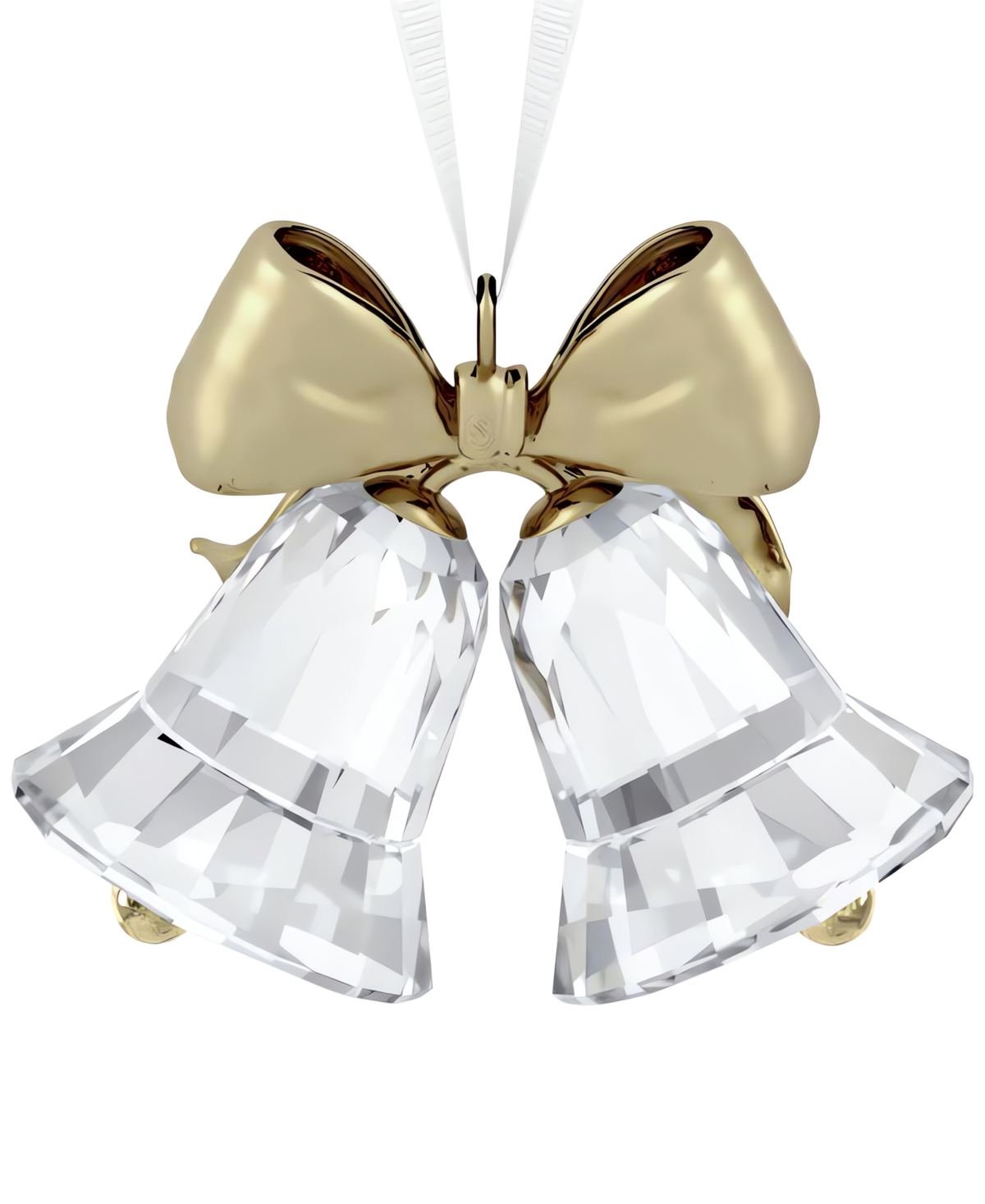 Swarovski Gold-tone And Crystal Bell Ornament In No Color