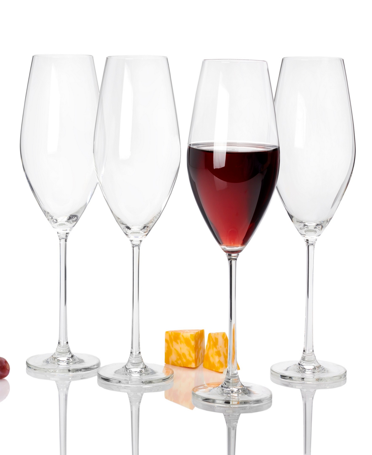 Anchor Hocking Stemmed Wine Glasses In Clear