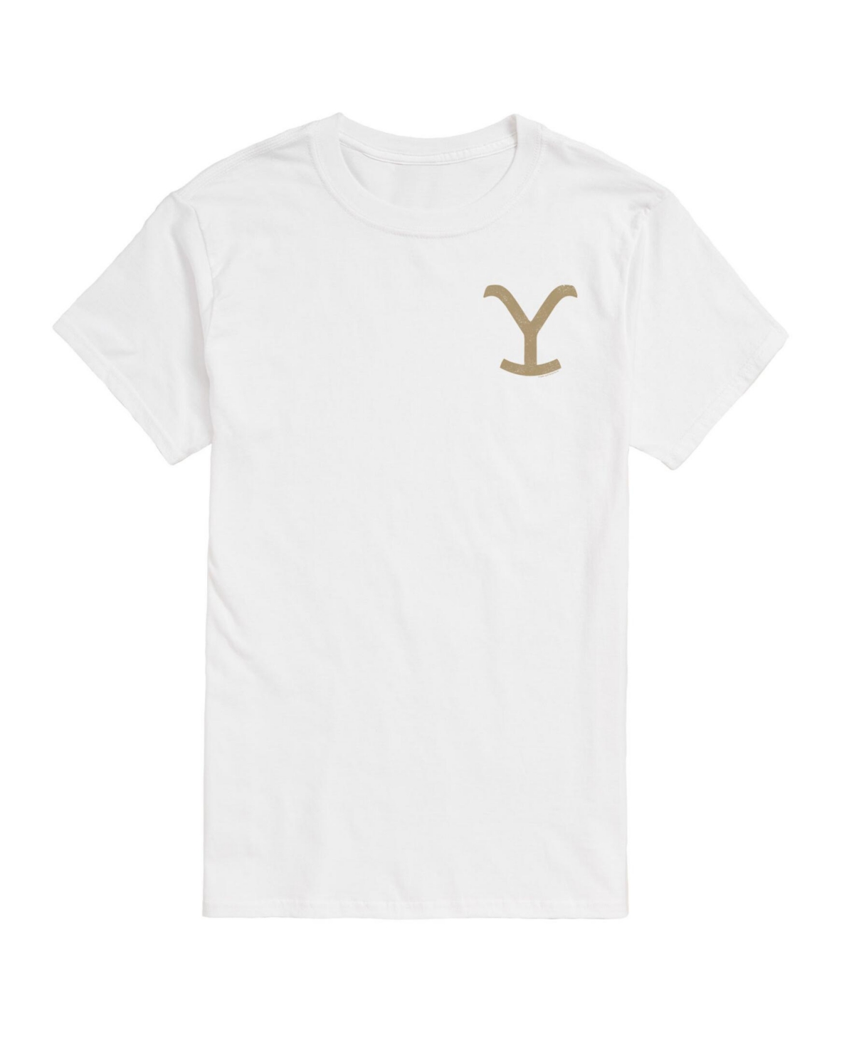 Airwaves Hybrid Apparel Yellowstone Logo Mens Short Sleeve Tee In Red