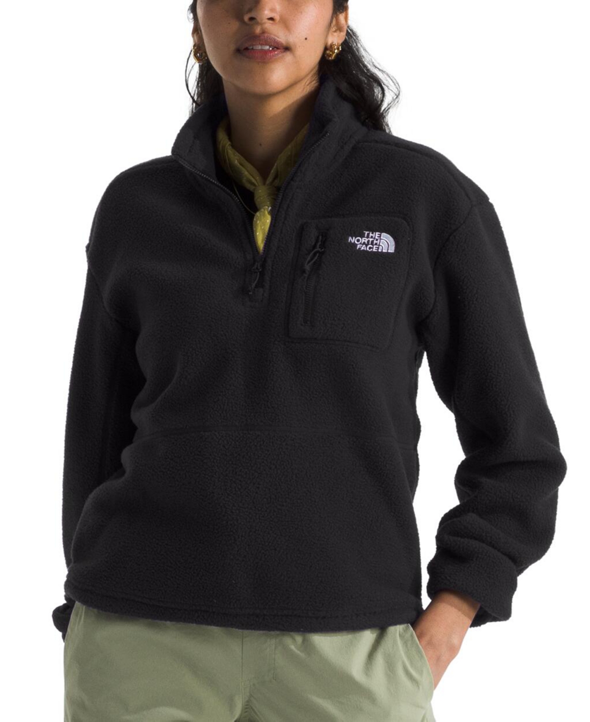 THE NORTH FACE YUMIORI QUARTER-ZIP FLEECE SWEATSHIRT 