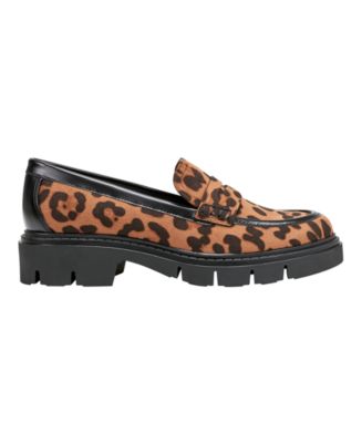 Women's Cube Lug Sole Penny Loafers